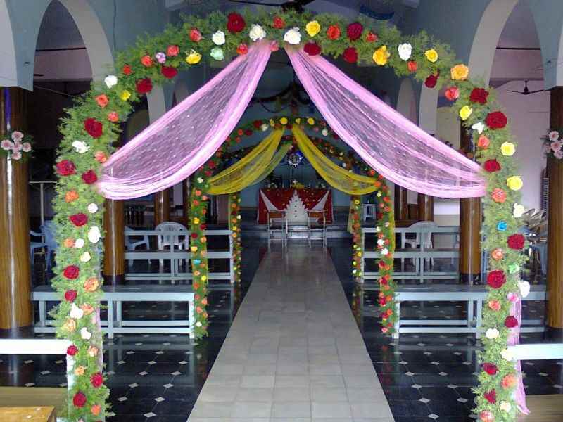 Jmj flower and balloons decorations